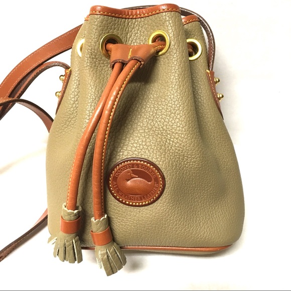 dooney and bourke drawstring bucket bag vintage